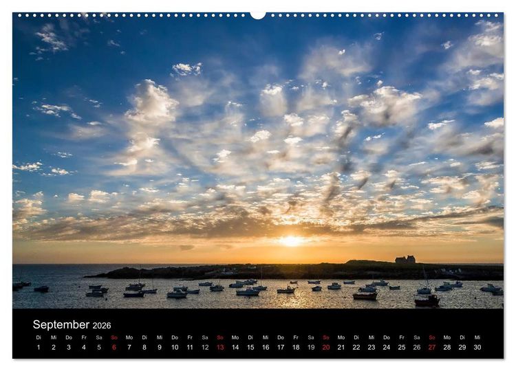 Produktbild: Faszination Meer und Wolken (Wandkalender 2026 DIN A2 quer), CALVENDO Monatskalender