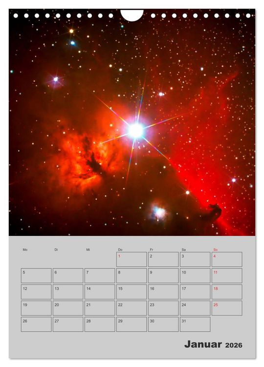 Produktbild: Wunderbares Universum (Wandkalender 2026 DIN A4 hoch), CALVENDO Monatskalender
