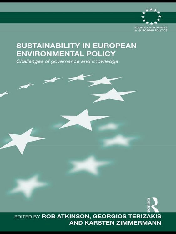 Produktbild: Sustainability in European Environmental Policy
