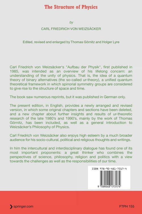 Produktbild: The Structure of Physics