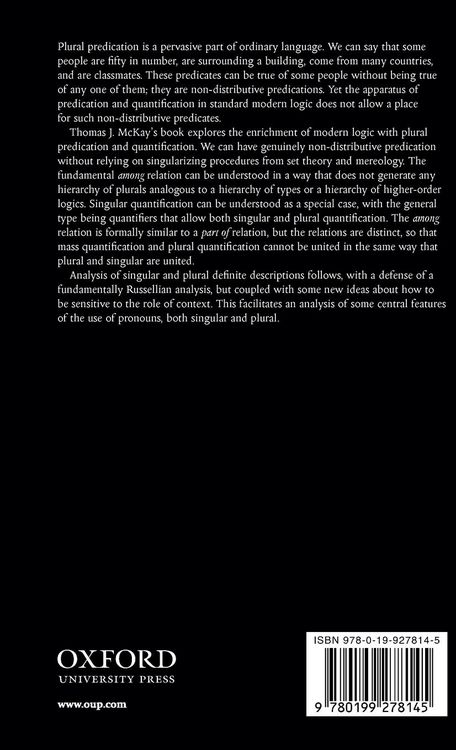 Produktbild: Plural Predication