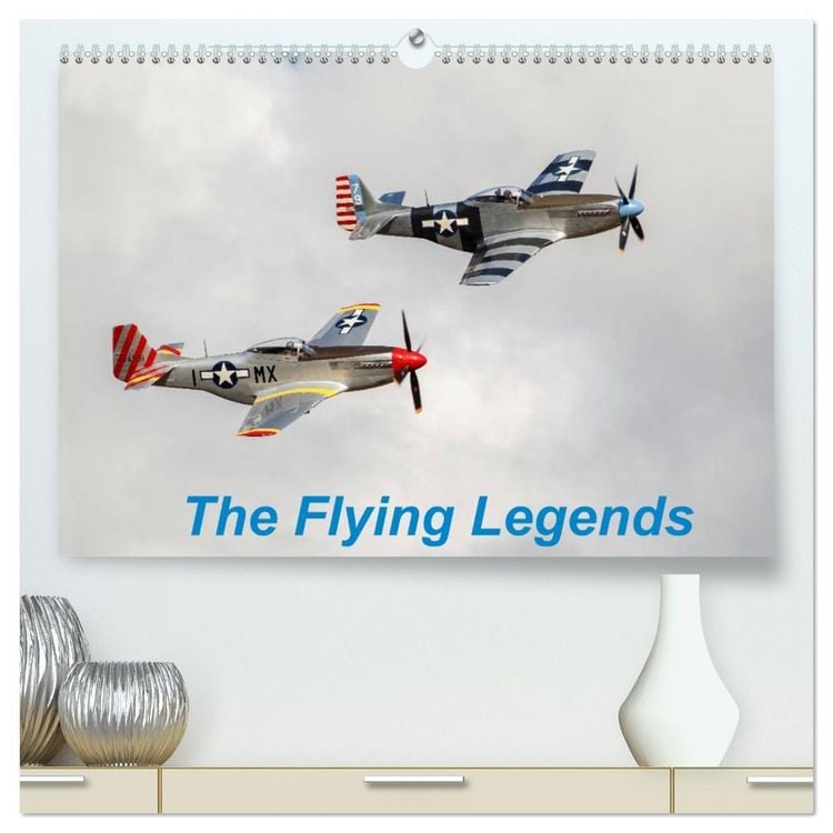 Produktbild: The Flying Legends (High Quality Premium Wall Calendar 2026 DIN A2 landscape),CALVENDO 12 Month Wall Calendar