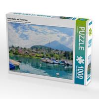 Produktbild: CALVENDO Puzzle Hafen Spiez am Thunersee 1000 Teile Lege-Gr&ouml;&szlig;e 64 x 48 cm Foto-Puzzle Bild von SusaZoom