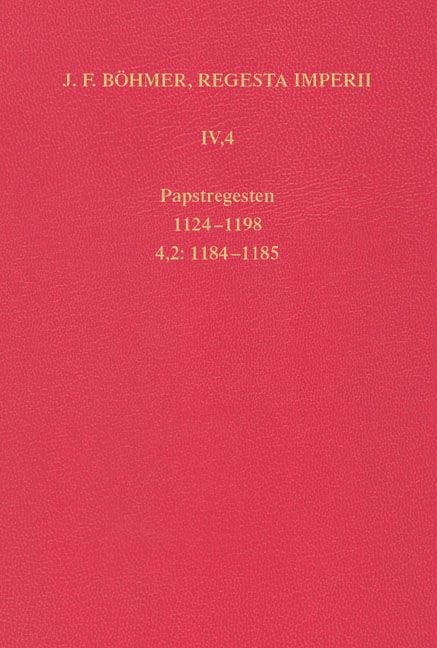 Produktbild: J.F. B&ouml;hmer, Regesta Imperii