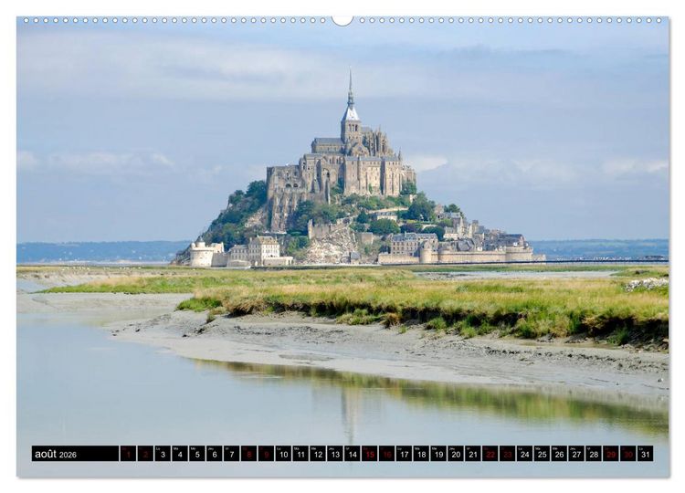 Produktbild: Mont Saint-Michel (Calendrier mural 2026 DIN A2 vertical) calendrier de bureau
