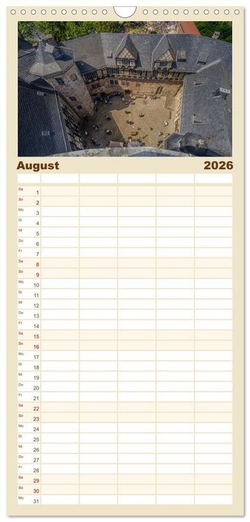 Produktbild: Familienplaner 2026 - Harzer Impressionen mit 5 Spalten (Wandkalender, 21 x 45 cm) CALVENDO