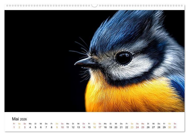 Produktbild: Wilde Heimat - V&ouml;gel unserer Natur (Wandkalender 2026 DIN A2 quer), CALVENDO Monatskalender