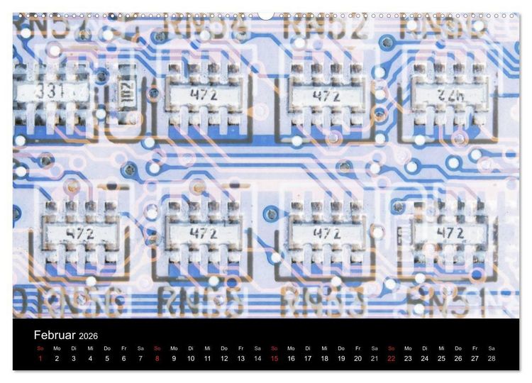 Produktbild: Computer ganz nah (Wandkalender 2026 DIN A2 quer), CALVENDO Monatskalender