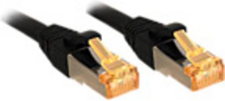 Produktbild: LINDY 47309 RJ45 Patchkabel CAT 6 S/FTP 2.00m Schwarz 1St.