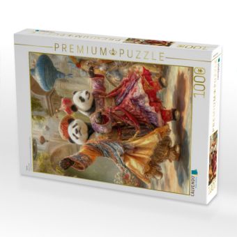 Produktbild: CALVENDO Puzzle Panda | 1000 Teile Lege-Gr&ouml;&szlig;e 64x48cm Foto-Puzzle f&uuml;r gl&uuml;ckliche Stunden