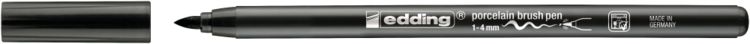 Produktbild: Porzellan-Pinselstift edding 4200, schwarz 1-4 mm
