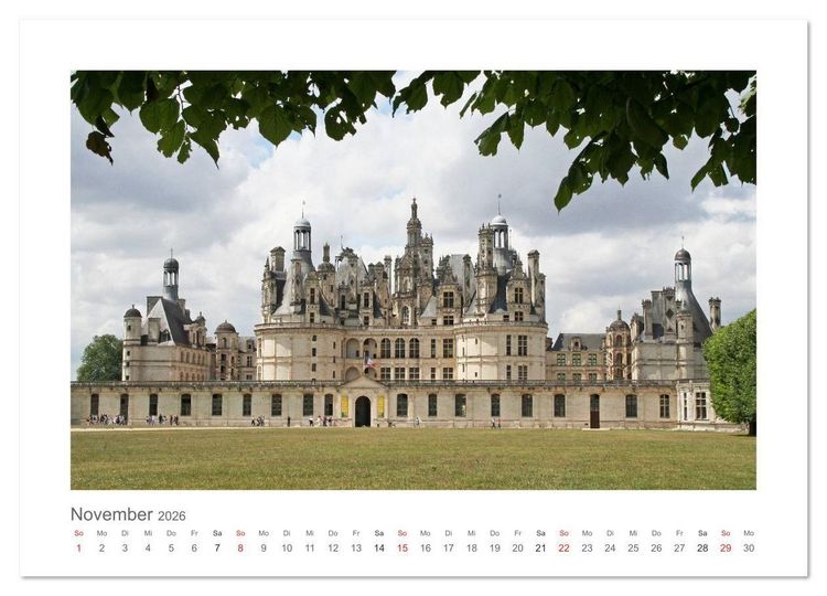 Produktbild: Unterwegs an der Loire (Wandkalender 2026 DIN A3 quer), CALVENDO Monatskalender