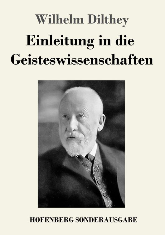 Produktbild: Einleitung in die Geisteswissenschaften