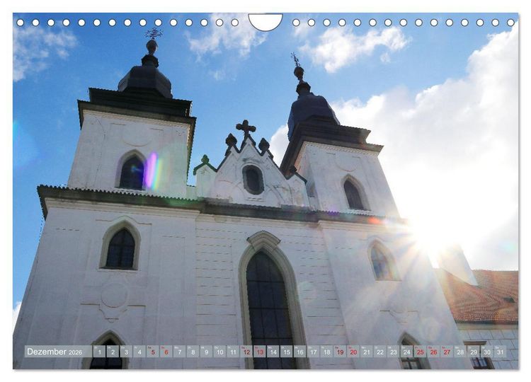 Produktbild: Trebitsch und Schloss Jarmeritz (Wandkalender 2026 DIN A4 quer), CALVENDO Monatskalender