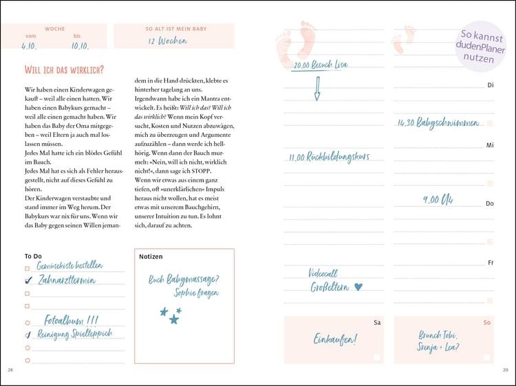 Produktbild: artgerecht - Der andere Baby-Planer