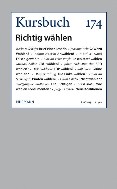 Produktbild: Kursbuch Nr. 174