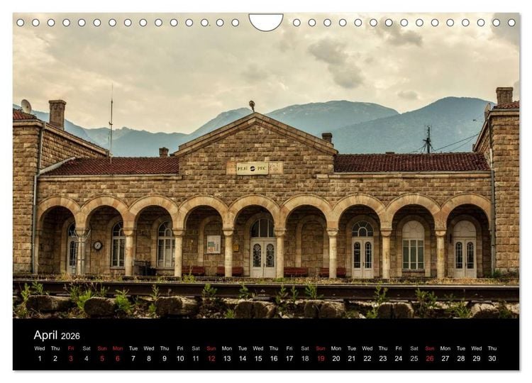 Produktbild: Monuments of Kosovo 2026 (Wall Calendar 2026 DIN A4 landscape), CALVENDO 12 Month Wall Calendar