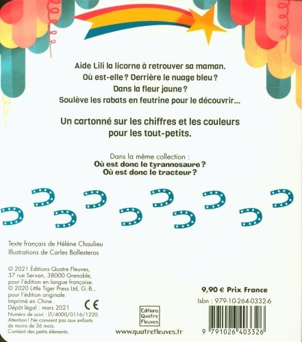 Produktbild: O&ugrave; est donc la licorne ?