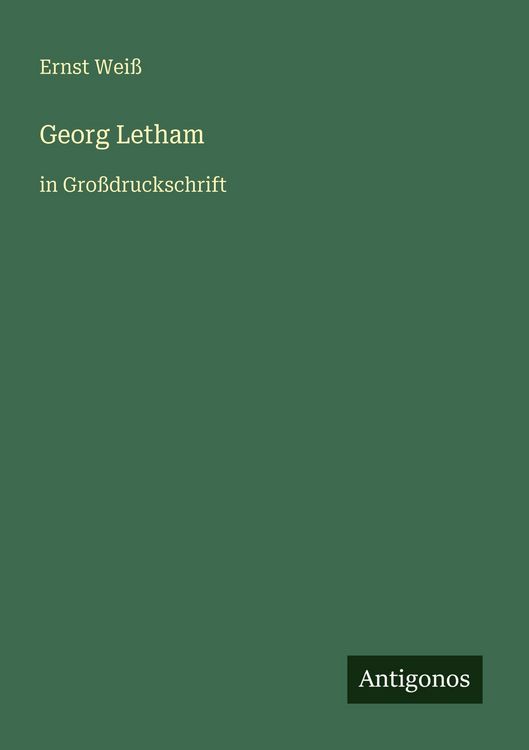 Produktbild: Georg Letham