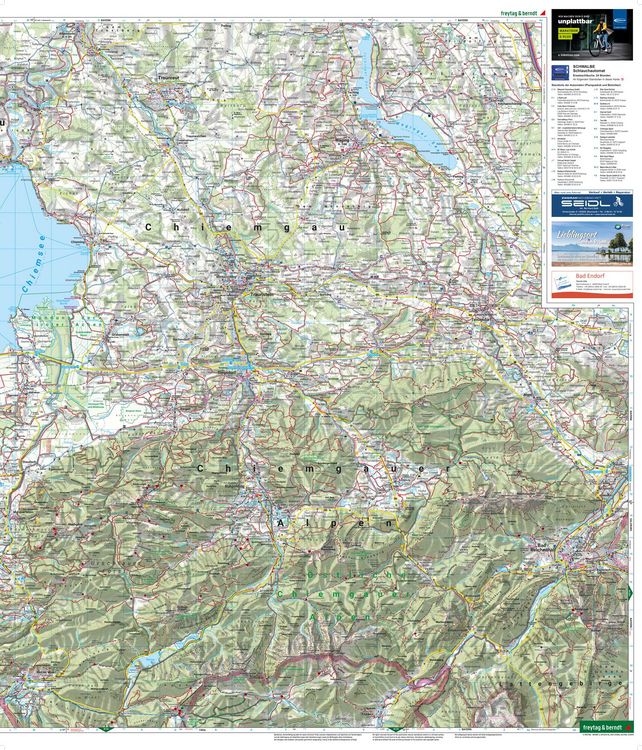 Produktbild: freytag & berndt Wanderkarte WKD 5203 Chiemsee, Simssee - Marquartstein - Traunstein 1:50.000
