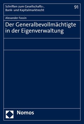 Produktbild: Der Generalbevollm&auml;chtigte in der Eigenverwaltung