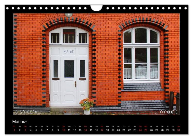 Produktbild: Geo-Tagging in Schwelm (Wandkalender 2026 DIN A4 quer), CALVENDO Monatskalender