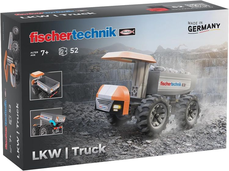 Produktbild: Fischertechnik 576105 - LKW Truck, 52 Bauteile, Konstruktionsspielzeug ab 7 Jahren
