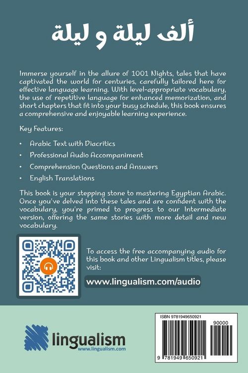 Produktbild: One Thousand and One Nights for Elementary Egyptian Arabic Language Learners