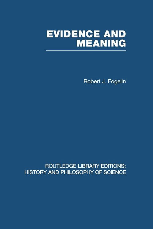 Produktbild: Evidence and Meaning