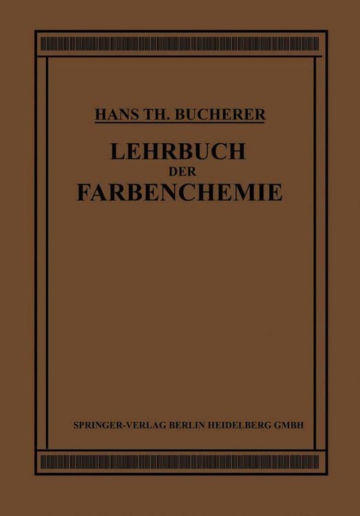 Produktbild: Lehrbuch der Farbenchemie