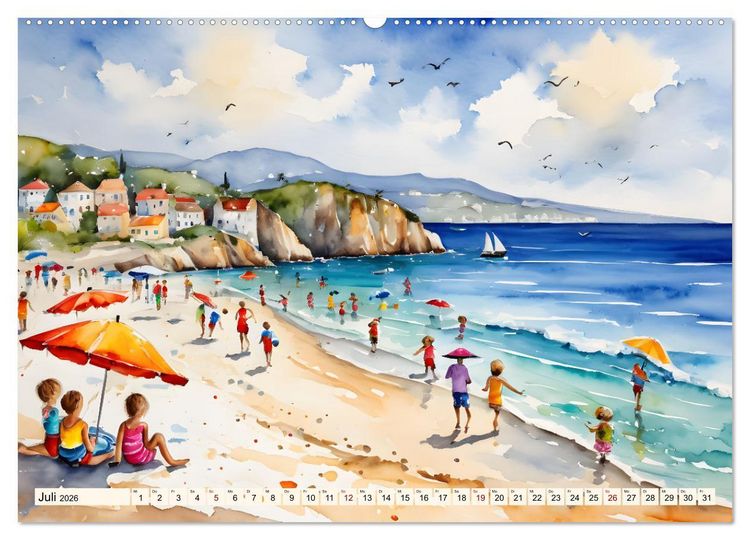 Produktbild: Zauber der Jahreszeiten (hochwertiger Premium Wandkalender 2026 DIN A2 quer), Kunstdruck in Hochglanz