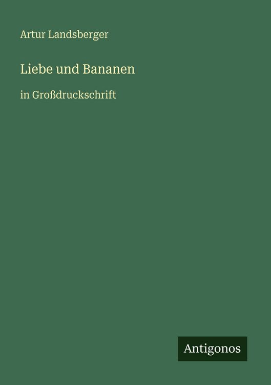 Produktbild: Liebe und Bananen