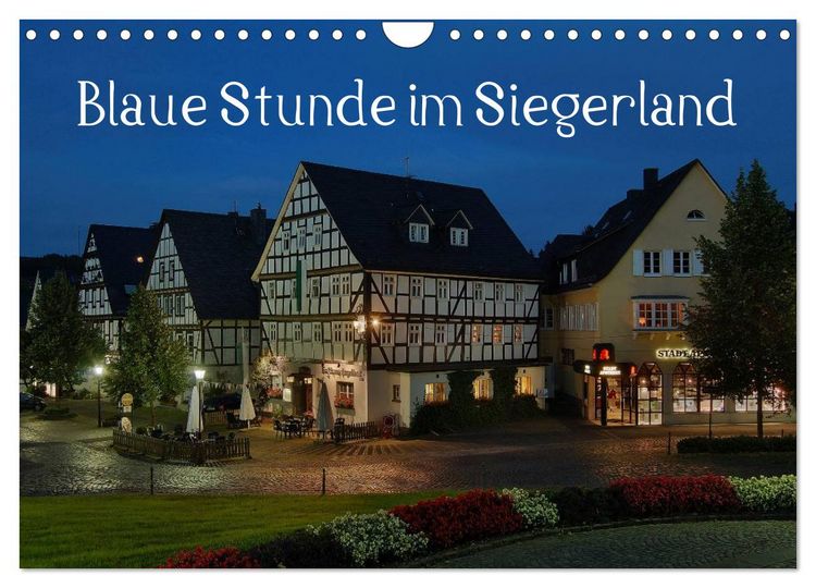 Produktbild: Blaue Stunde im Siegerland (Wandkalender 2026 DIN A4 quer), CALVENDO Monatskalender
