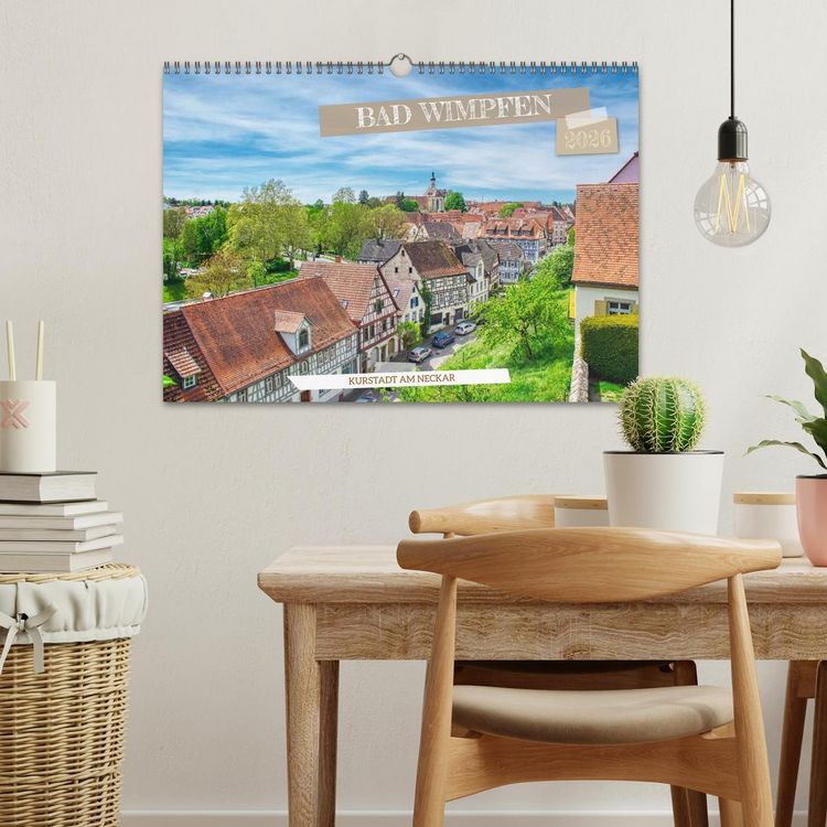 Produktbild: Bad Wimpfen - Kurstadt am Neckar (Wandkalender 2026 DIN A3 quer), CALVENDO Monatskalender