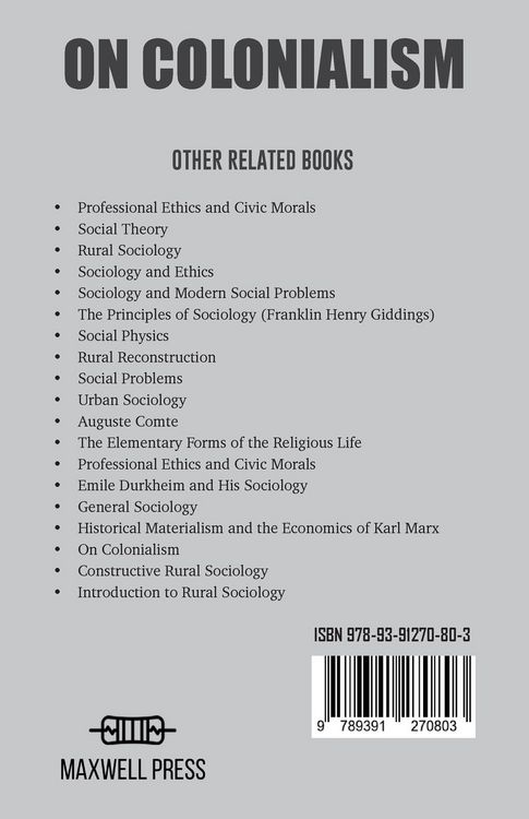 Produktbild: On Colonialism