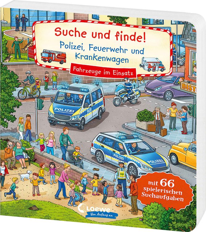 Produktbild: Suche und finde! Polizei, Feuerwehr und Krankenwagen
