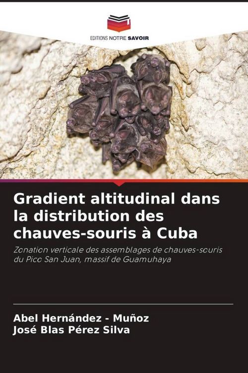 Produktbild: Gradient altitudinal dans la distribution des chauves-souris &agrave; Cuba