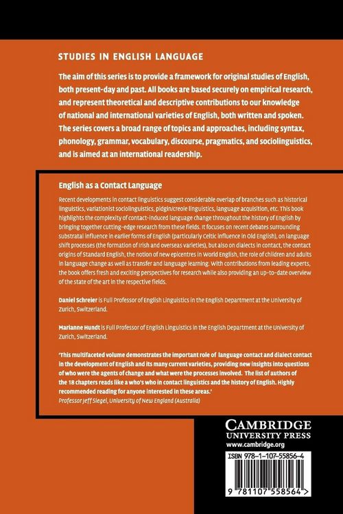 Produktbild: English as a Contact Language