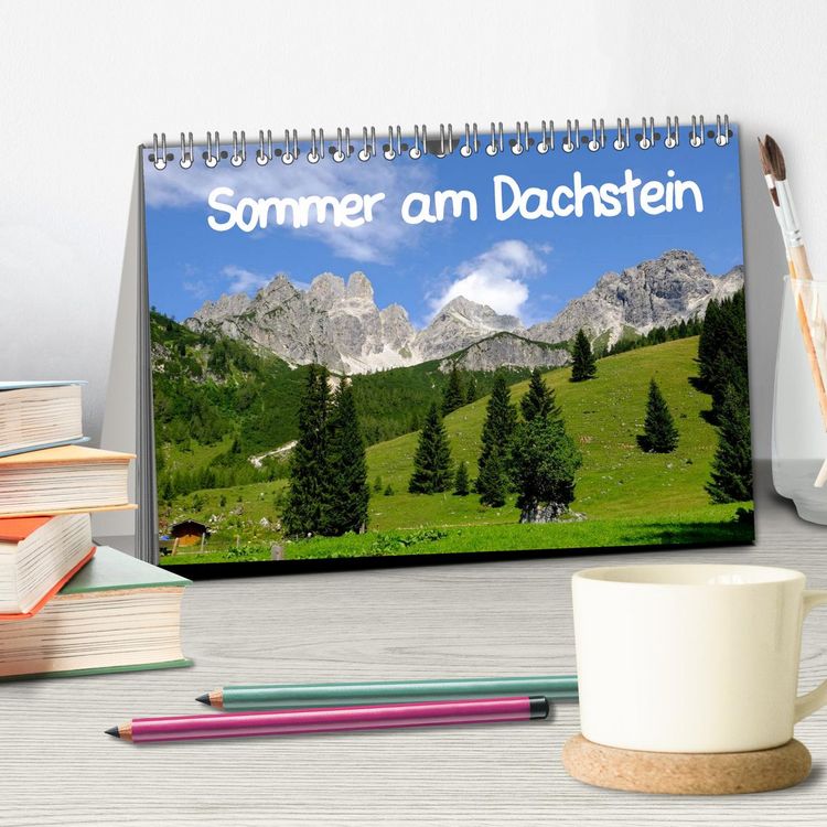Produktbild: Sommer am Dachstein (Tischkalender 2026 DIN A5 quer), CALVENDO Monatskalender