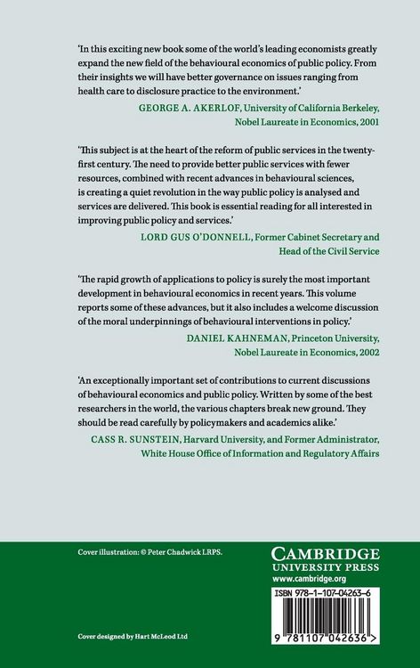 Produktbild: Behavioural Public Policy