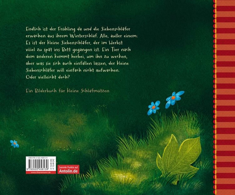 Produktbild: Der kleine Siebenschl&auml;fer 2: Die Geschichte vom kleinen Siebenschl&auml;fer, der nicht aufwachen wollte