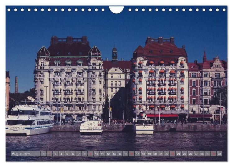 Produktbild: Stockholm - Nordische Sch&ouml;nheit (Wandkalender 2026 DIN A4 quer), CALVENDO Monatskalender