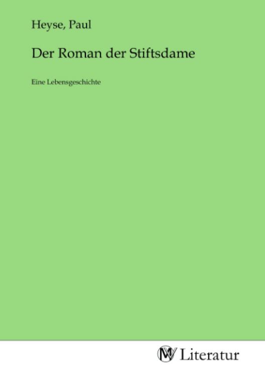 Produktbild: Der Roman der Stiftsdame