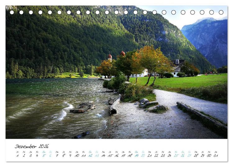 Produktbild: Traumhafter K&ouml;nigssee (Tischkalender 2026 DIN A5 quer), CALVENDO Monatskalender