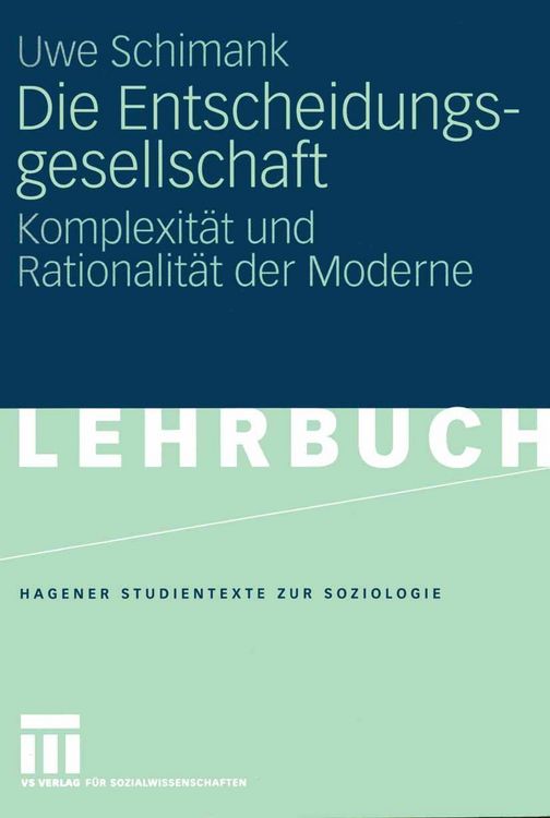 Produktbild: Die Entscheidungsgesellschaft