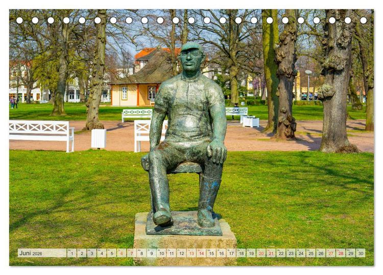 Produktbild: Bad Doberan Impressionen (Tischkalender 2026 DIN A5 quer), CALVENDO Monatskalender