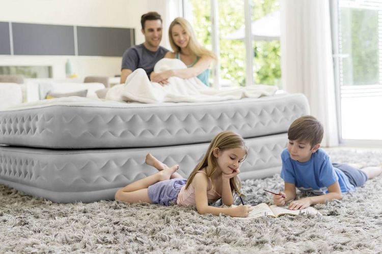 Produktbild: Intex 64488ND TWIN SUPREME AIR-FLOW AIRBED WITH FIBER-TECH RP (L x B x H) 191 x 99 x 51 cm Wei&szlig;