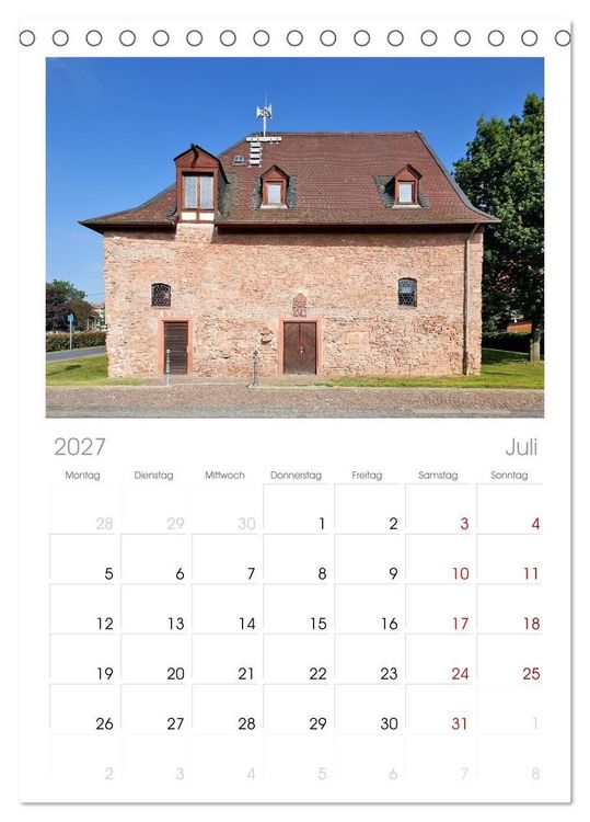 Produktbild: Tischplaner 2027 - Gelnhausen Stadt (A5 Tischkalender zum Aufstellen) CALVENDO