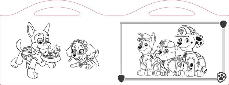 Produktbild: PAW Patrol Malbuch mit über 100 Stickern