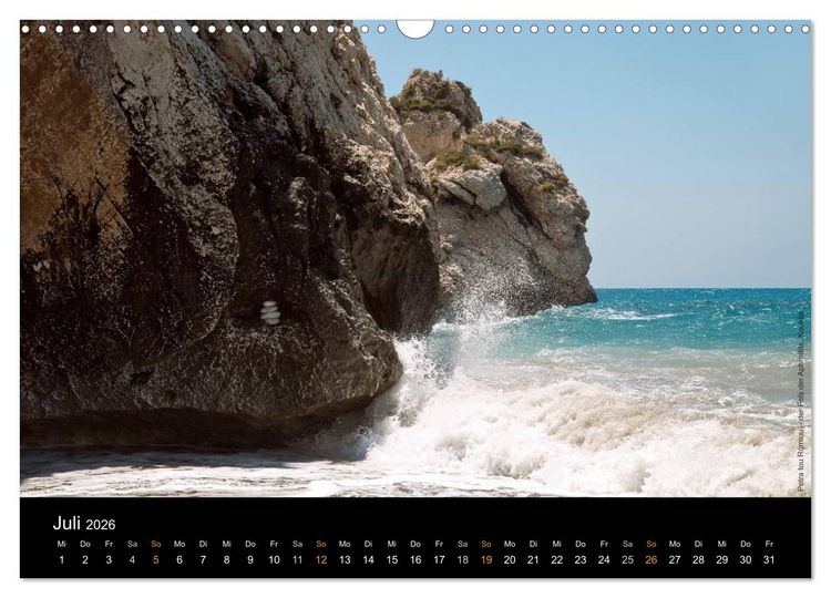 Produktbild: Zypern &ndash; Cyprus &ndash; Kypros (Wandkalender 2026 DIN A3 quer), CALVENDO Monatskalender